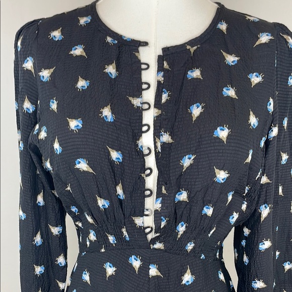 Rebecca Taylor Long Sleeve Brigette Dress, 0 - Picture 6 of 13